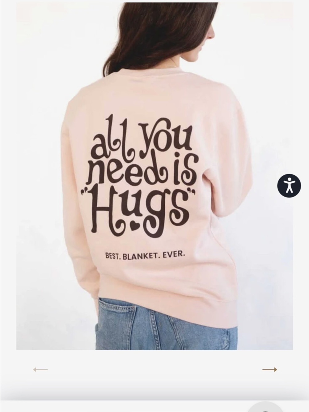 All you need is a hug top!  MUST HAVE. Very adorable!